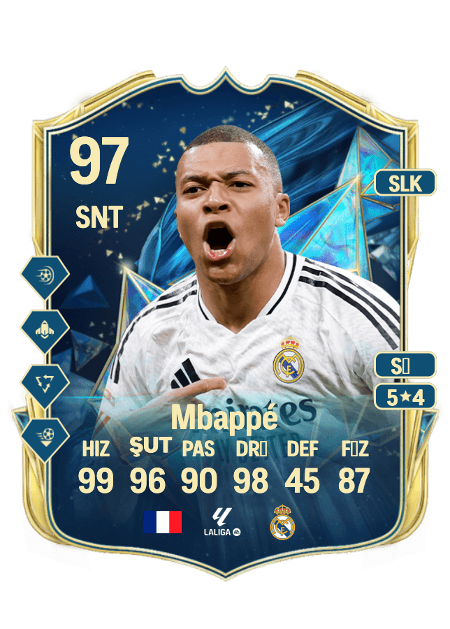Kylian Mbappé card