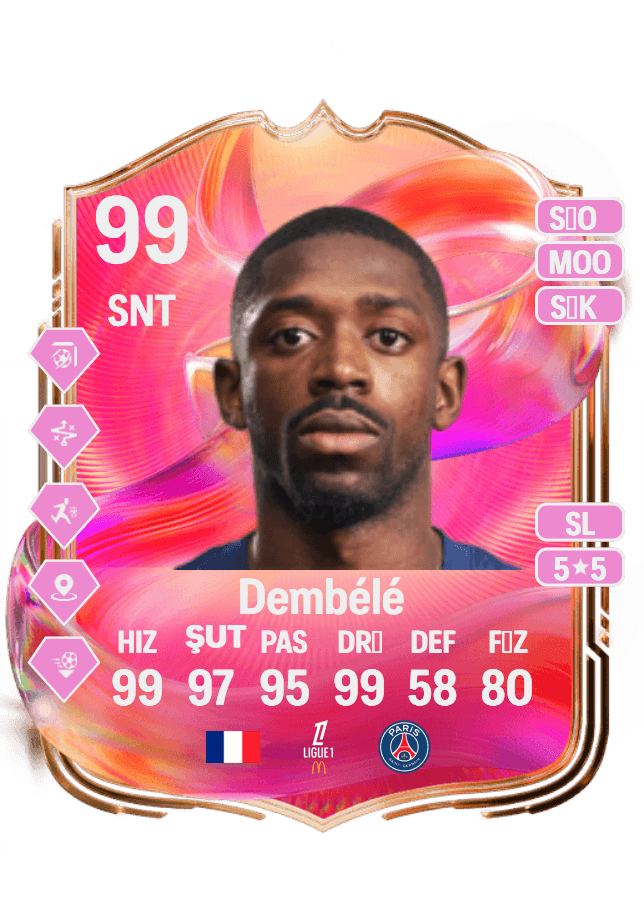 Ousmane Dembélé card