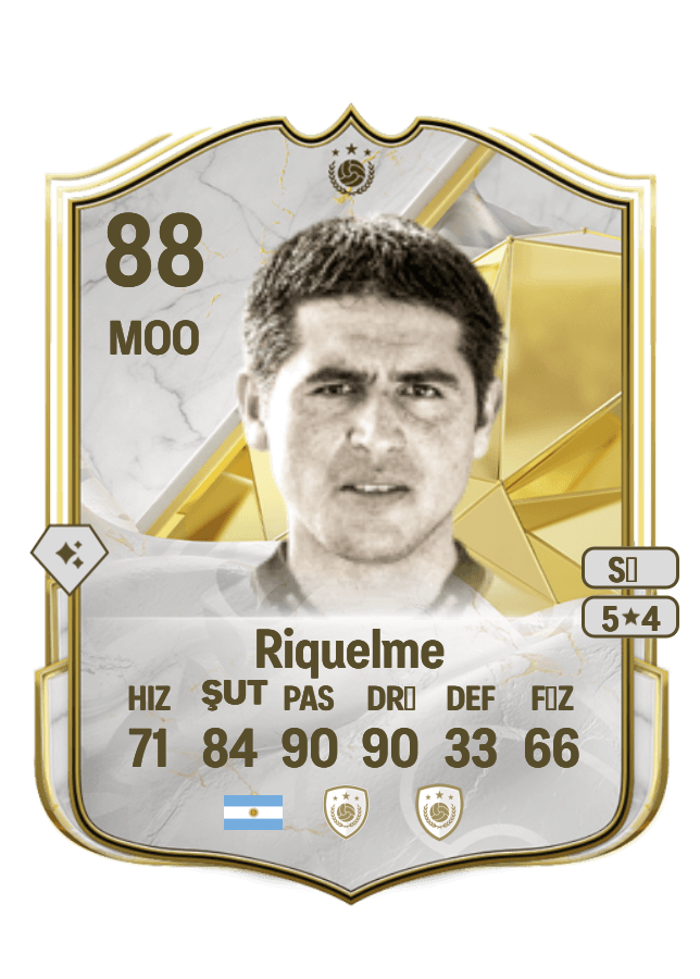 Juan Román Riquelme card