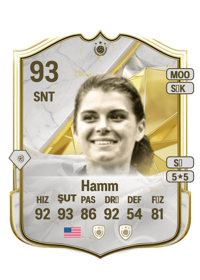 Mia Hamm card