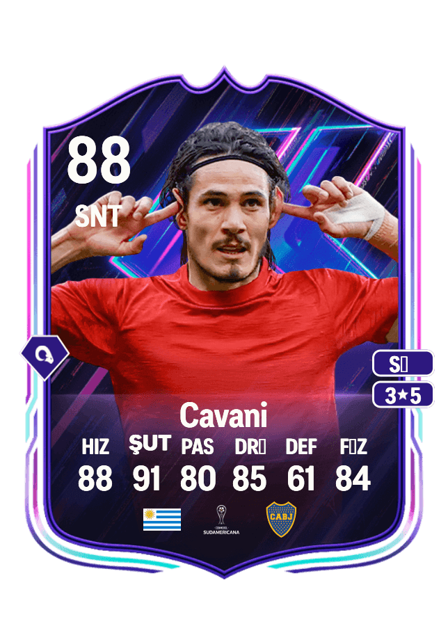 Edinson Cavani card