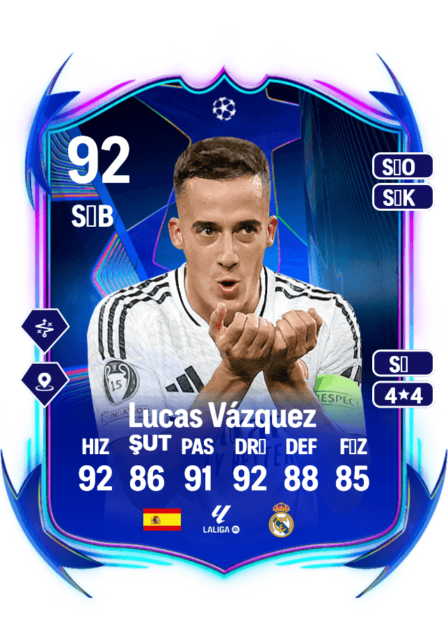 Lucas Vázquez card