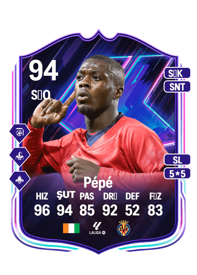 Nicolas Pépé card