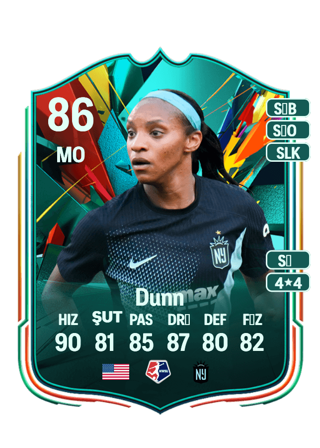 Crystal Dunn card