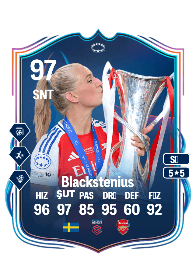 Stina Blackstenius card