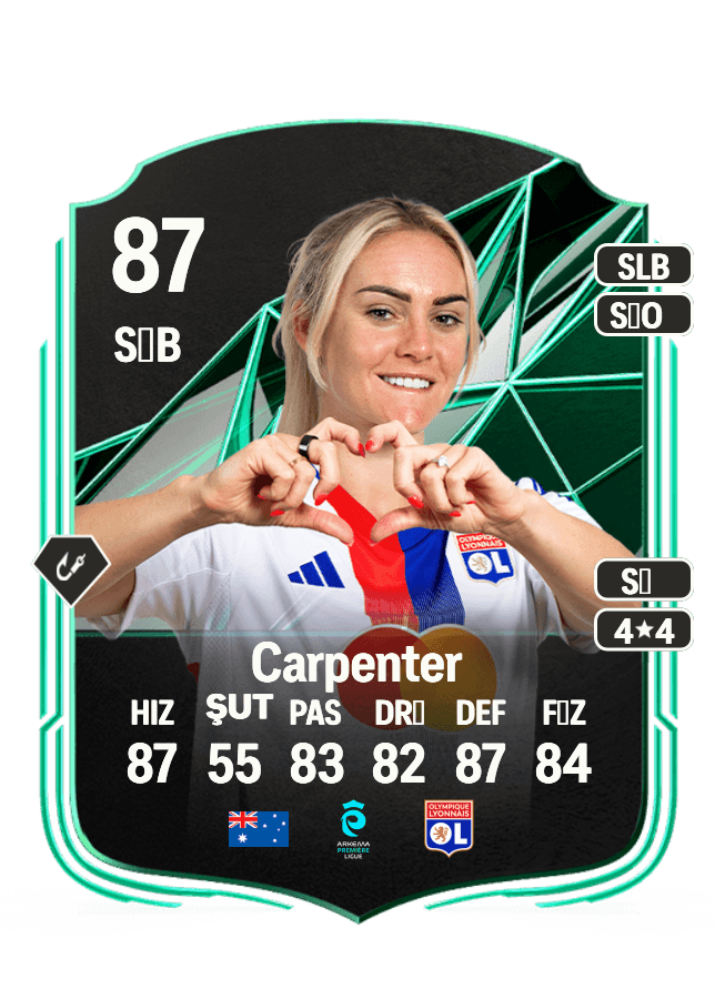 Ellie Carpenter card