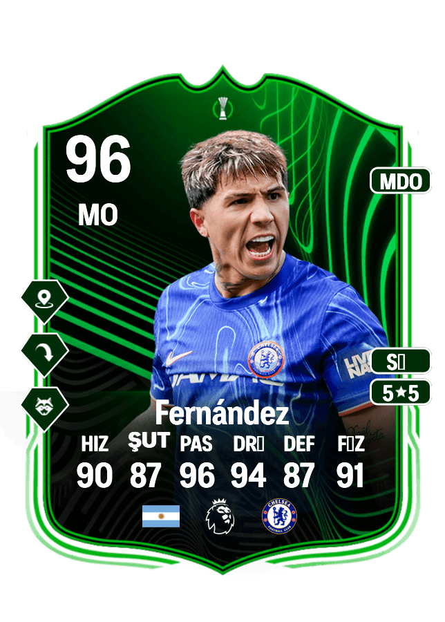 Enzo Fernández card