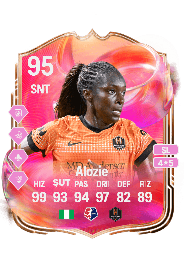 Michelle Alozie card