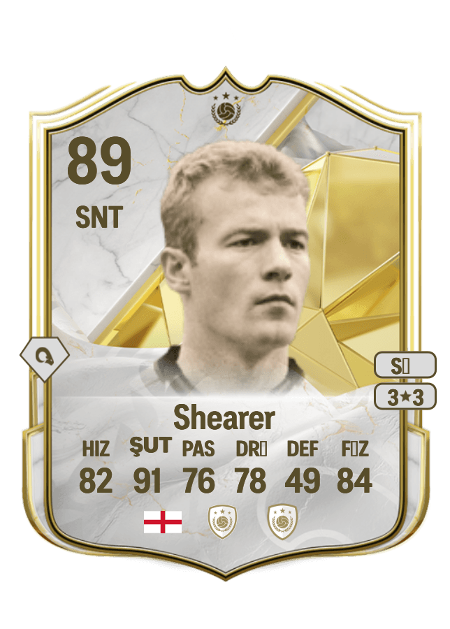 Alan Shearer card