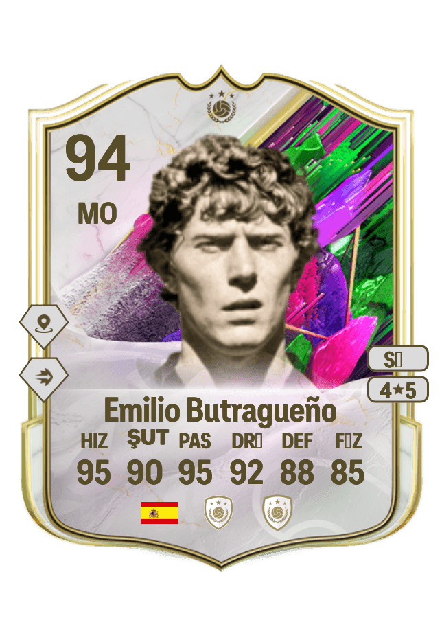 Emilio Butragueño card