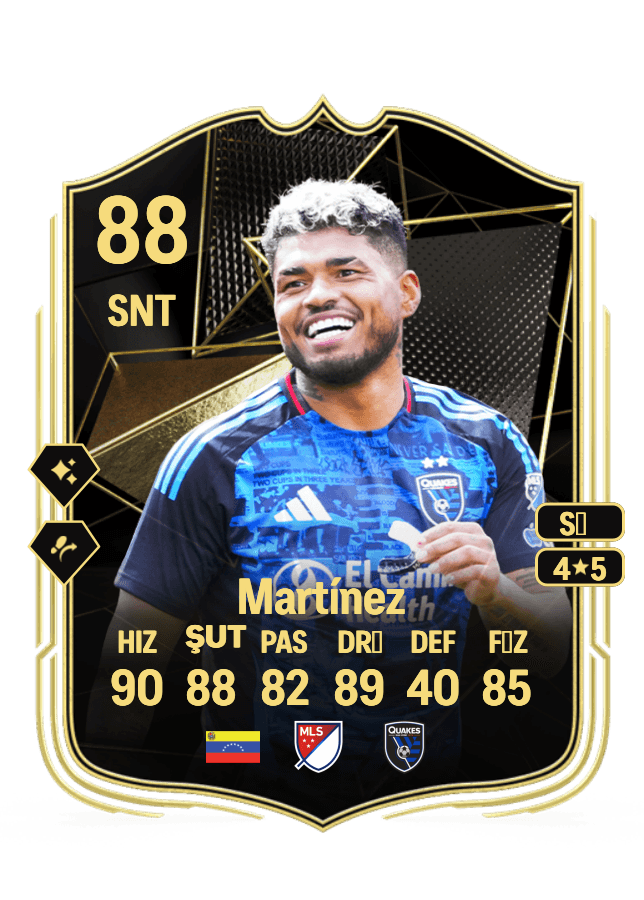 Josef Martínez card