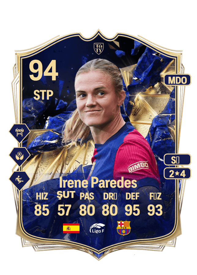 Irene Paredes card