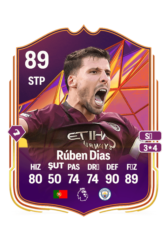Rúben Dias card