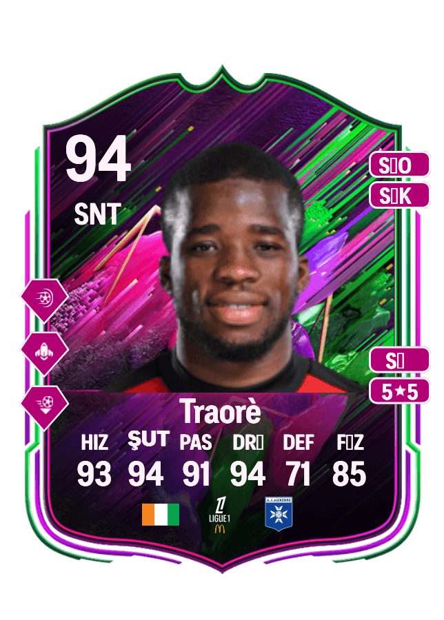 Hamed Traorè card
