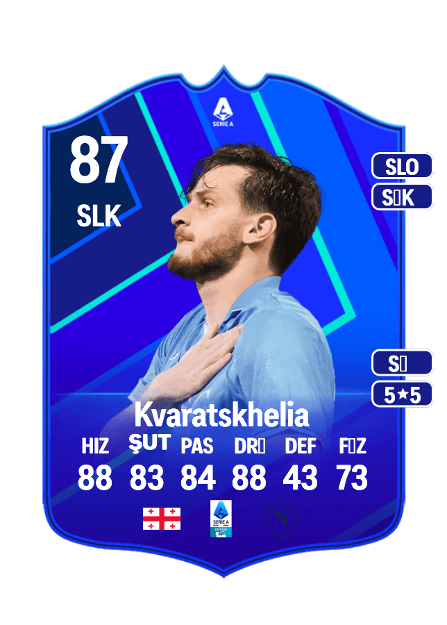 Khvicha Kvaratskhelia card