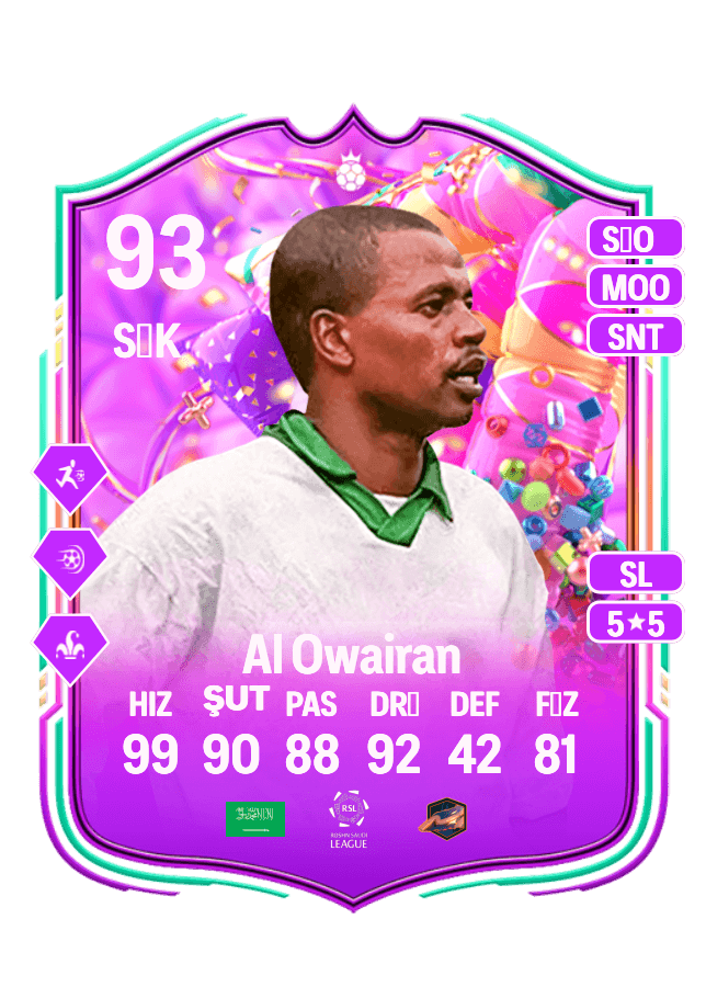 Saeed Al Owairan card