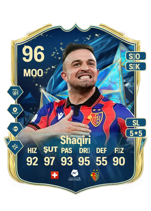 Xherdan Shaqiri card