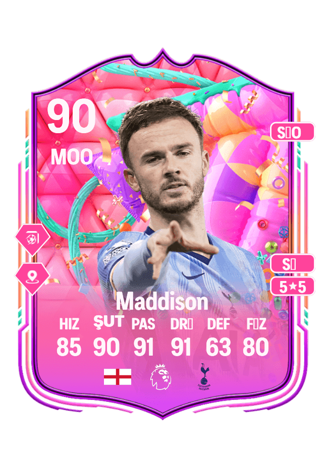 James Maddison card