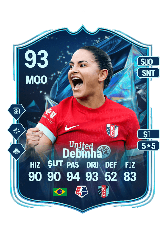 Debinha card