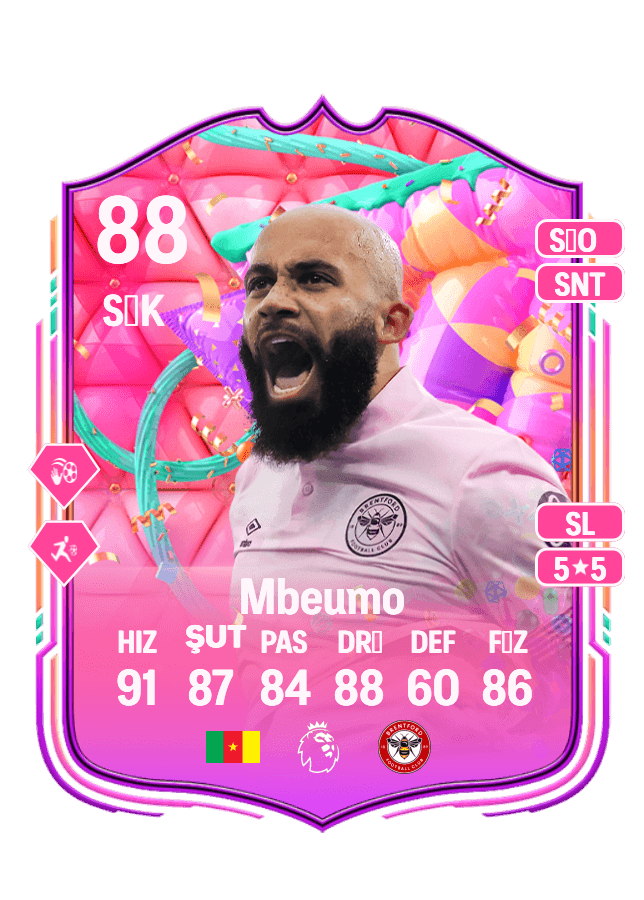 Bryan Mbeumo card