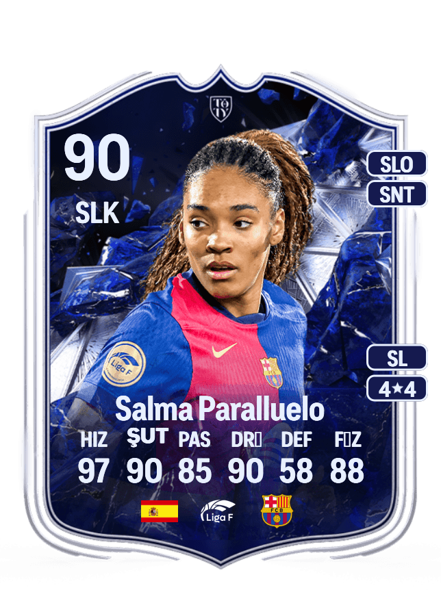 Salma Paralluelo card