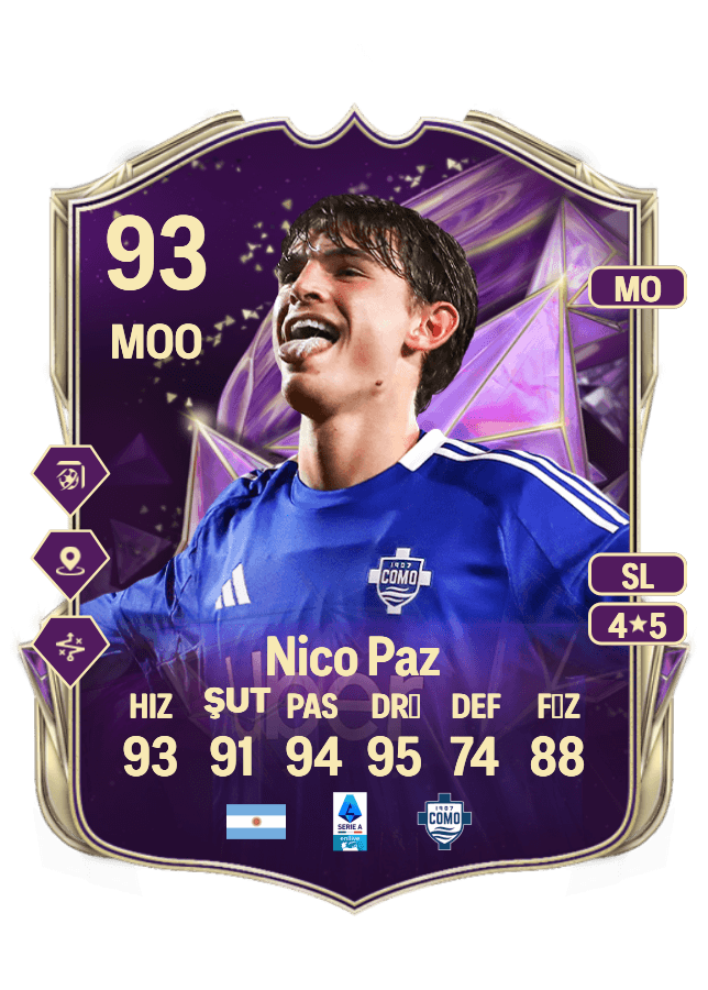 Nico Paz card