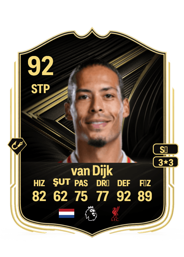 Virgil van Dijk card