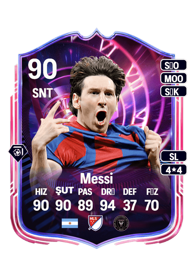 Lionel Messi card