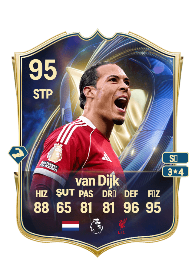 Virgil van Dijk card