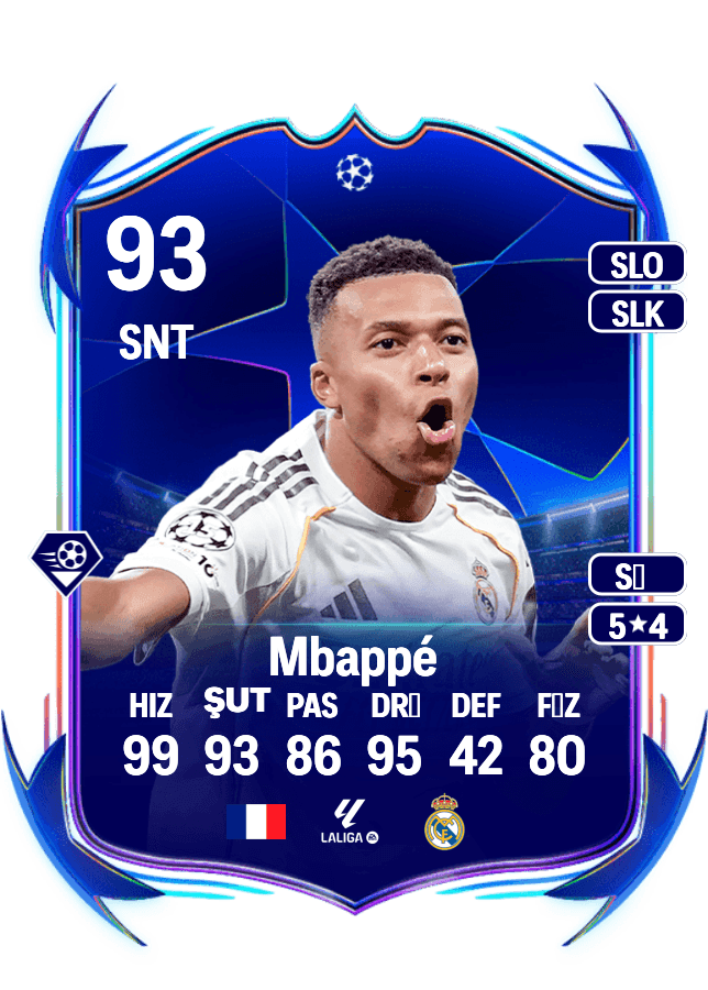 Kylian Mbappé card