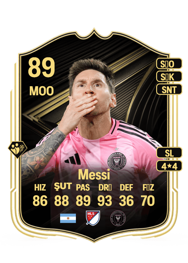 Lionel Messi card