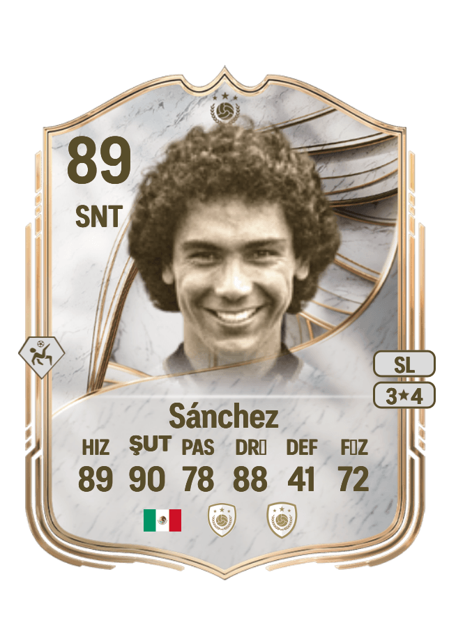 Hugo Sánchez card