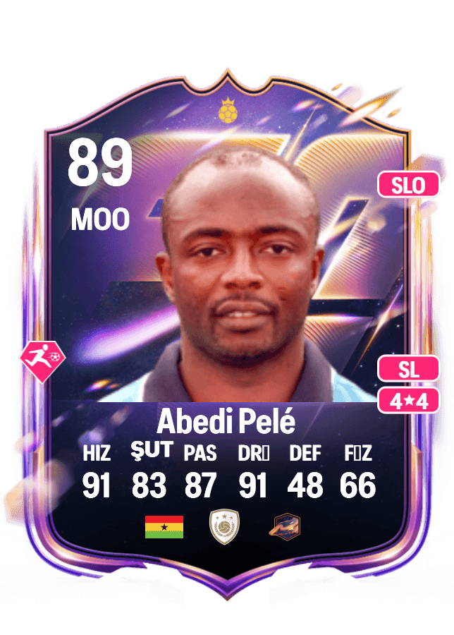 Abedi Pelé card