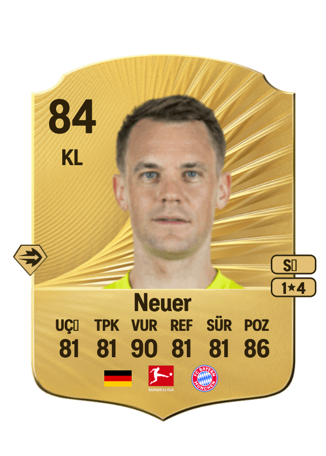 Manuel Neuer card