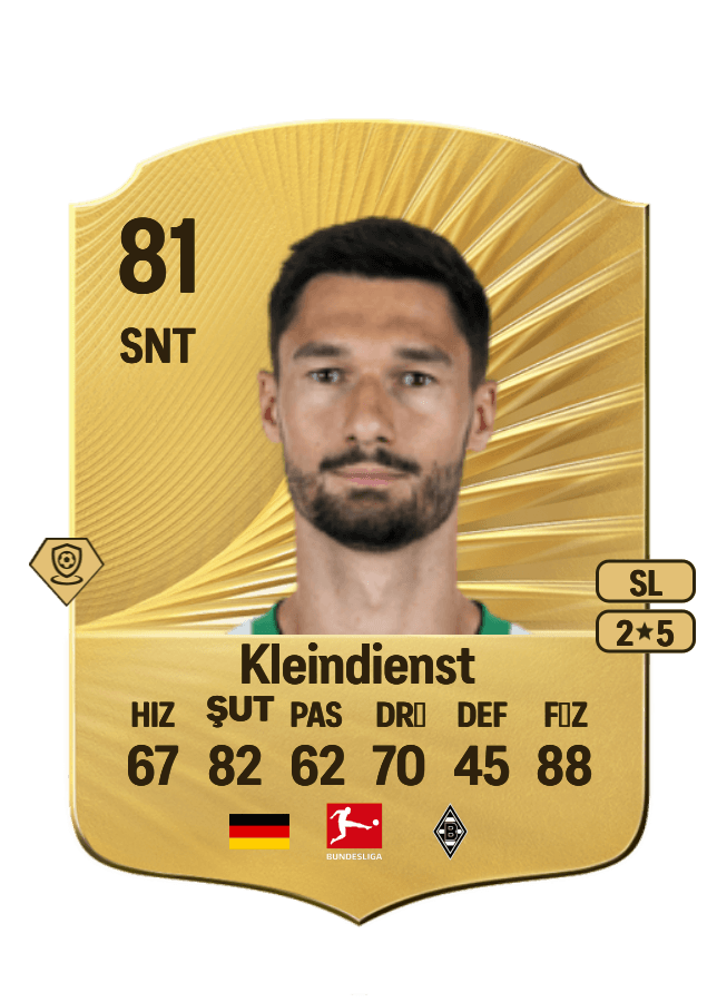 Tim Kleindienst card