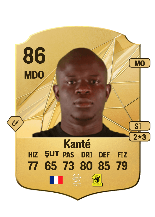 N'Golo Kanté card