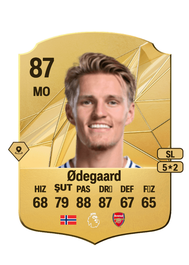 Martin Ødegaard card