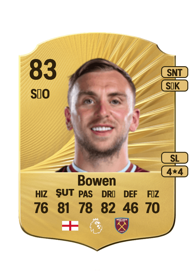 Jarrod Bowen card