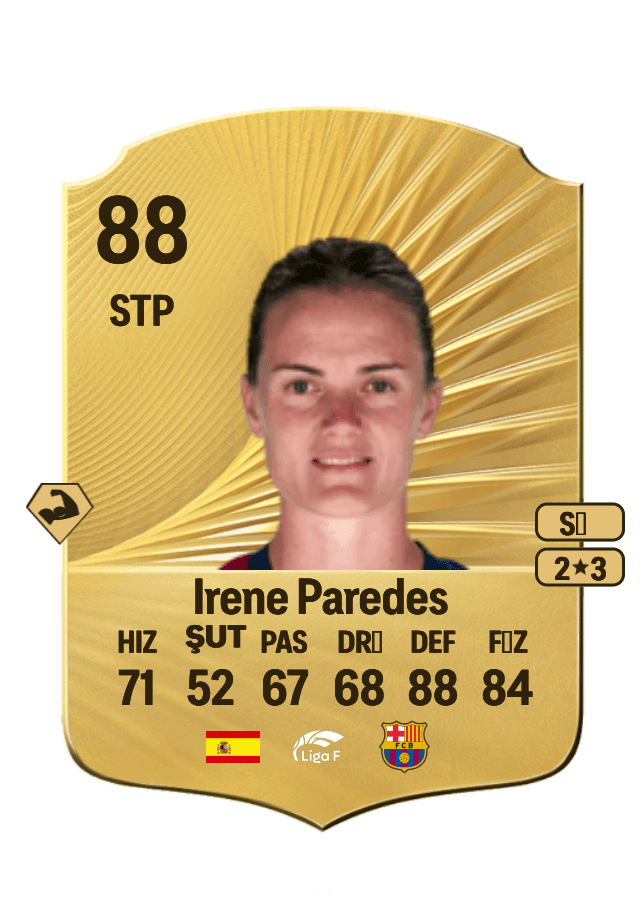 Irene Paredes card