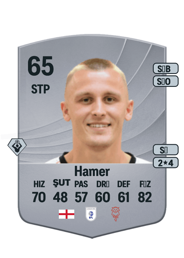 Tom Hamer card