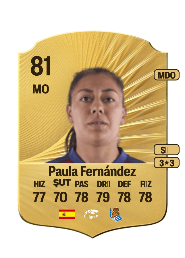 Paula Fernández card