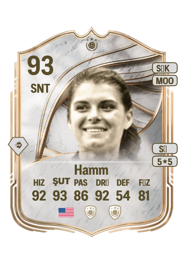 Mia Hamm card