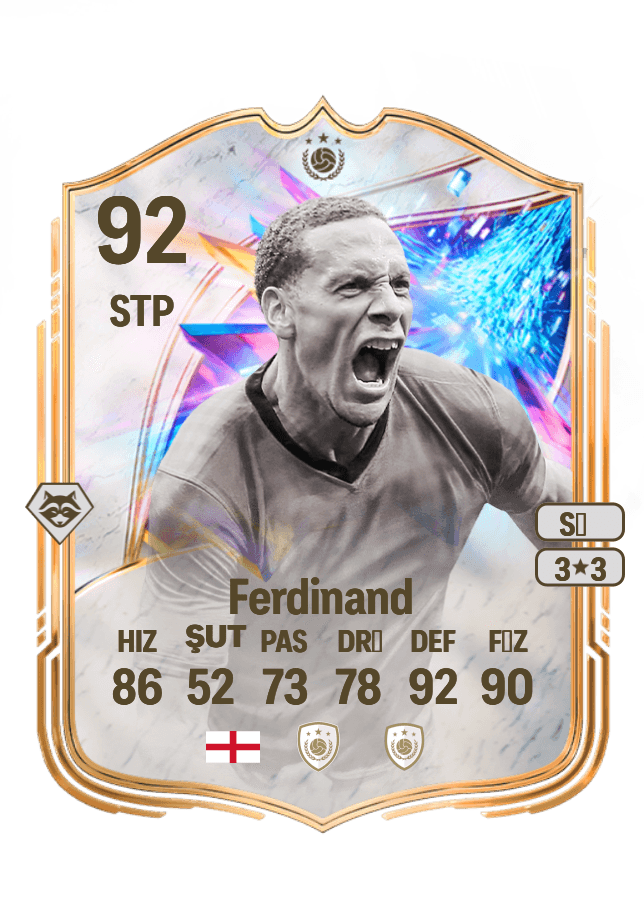 Rio Ferdinand card