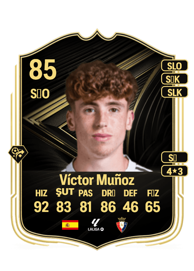 Víctor Muñoz card