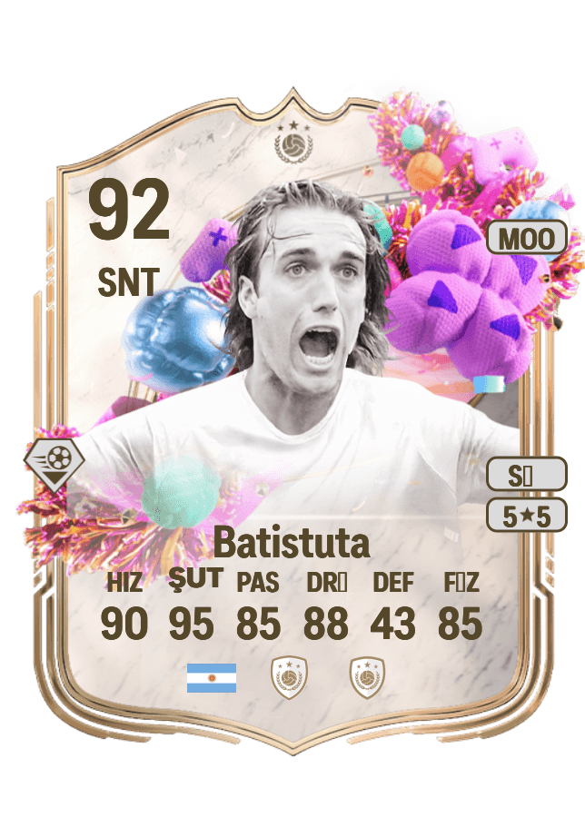 Gabriel Batistuta card