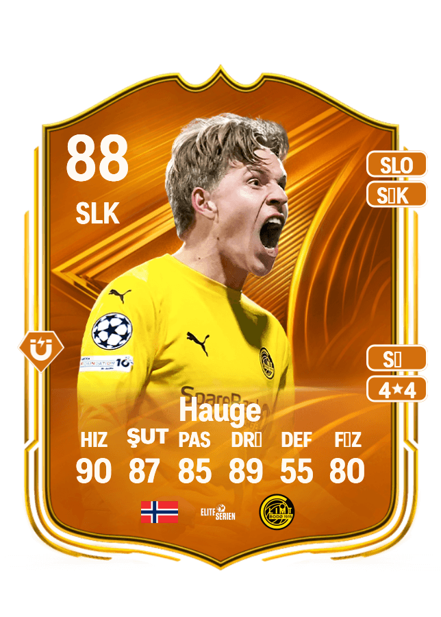 Jens Petter Hauge card