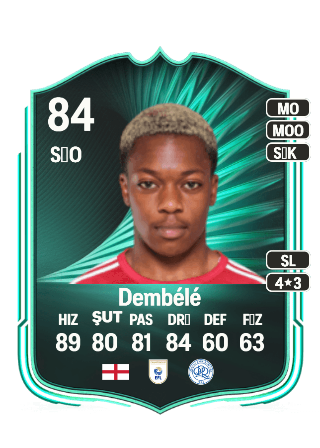Karamoko Dembélé card