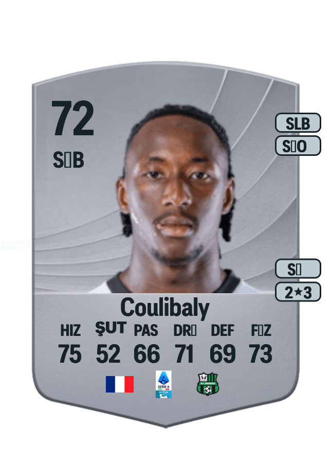 Woyo Coulibaly card
