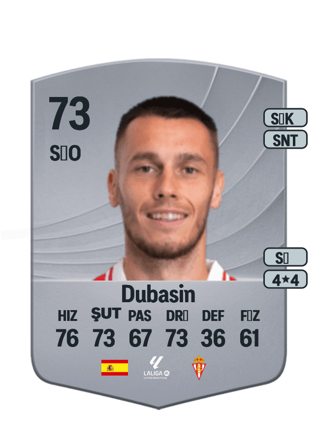 Jonathan Dubasin card