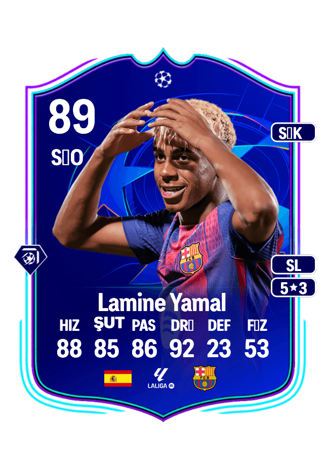 Lamine Yamal card